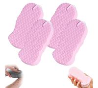 Flair Aura Magic Exfoliating Sponge, Flairaura Exfoliating Sponge, Magic Exfoliatings Bath Sponges, Skin Friendly And Reusable, For Smooth And Glowing Skin (Pink,4pcs)