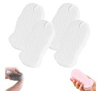 Flair Aura Magic Exfoliating Sponge, Flairaura Exfoliating Sponge, Magic Exfoliatings Bath Sponges, Skin Friendly And Reusable, For Smooth And Glowing Skin (White,4pcs)