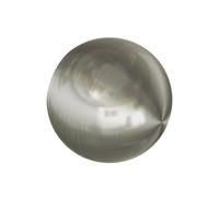Flair Deco 11012036 - 0239 endstücke Bola para Barra de Cortinas (20 mm de diámetro, Aspecto de Acero de Metal, 2 Unidades)