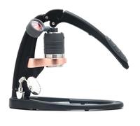 Flair Espresso Maker PRO 2. 70cl, (negro) - Una máquina de café espresso con palanca manual con cabezal de preparación de acero inoxidable y manómetro