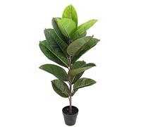 Flair Flower Árbol de Caucho Artificial Grande de Caucho, Planta Decorativa, con Maceta, 84 x 40 x 40 cm