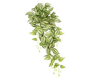 Flair Flower Artificial Tradescantia 151723GNR - Guirnalda de Hiedra para Colgar (80 x 28 x 26 cm)