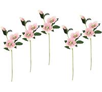 Flair Flower Christrose Helleborus - Rama de Cristiano Artificial (5 Unidades, Flores de Seda), diseño de Flores de Seda