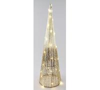 Flair Flower Pirámide de Navidad LED, pirámide de Navidad, pirámide luminosa, árbol de Navidad, árbol de Navidad, árbol de Navidad, cono iluminado, pirámide de Navidad, decoración interior, 243913GOW