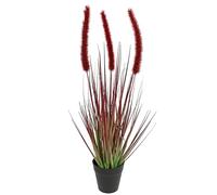 Flair Flower Planta Artificial de Cola de Zorro en Maceta, Hierba Artificial Ornamental, otoño, decoración, panicoideae (151643R)