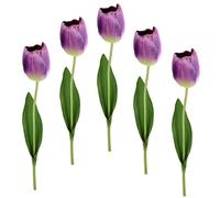 Flair Flower Tulipanes de Tulipanes Artificiales, de Tacto Real, Ramo de Tulipanes, Flores, decoración de Primavera, decoración de Pascua, Flores Artificiales, Flores Artificiales, Flores de Seda