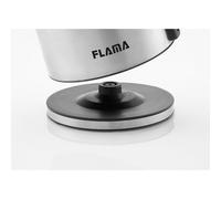 Flama Hervidor Eléctrico 736FL Inox, 2200W, Capacidad para 1.7L, Filtro Antiimpurezas, Revestimiento Doble, Base Extraíble con Sistema Inalámbrico