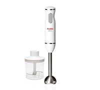 Flama Batidora de Mano 2028FL, 400W, 2 Velocidades, Pie Metálico Desmontable, Láminas de Alto Rendimiento de Acero Inoxidable, Accesorio Picador