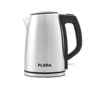 Flama Hervidor Eléctrico 736FL Inox, 2200W, Capacidad para 1.7L, Filtro Antiimpurezas, Revestimiento Doble, Base Extraíble con Sistema Inalámbrico