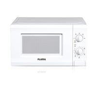 Flama Microondas Blanco 1817FL, 700W, Capacidad de 20L, 5 Programas Automáticos, Función de Descongelación, Control Manual, Iluminación interior