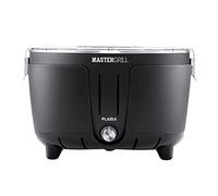Flama Parrilla Barbacoa Mastergrill Negra 4005FL, Parrilla Carbón Vegetal, Ventilación Regulable, Baja Emisión de Humos, Rejilla de Acero, Desmontable y fácil de transportar
