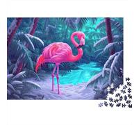Flamant Rose 38x26cm/1000pcs Puzzles Adaptés Aux Adultes Et Aux Personnes Âgées De 14 ANS Et Plus