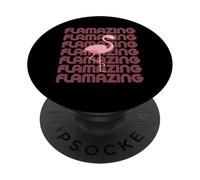 Flamazing Flamingo Flamazing PopSockets PopGrip Adhesivo