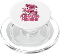 Flamazing Mariana Pink Flamingo Tropical Beach Trip Mujer PopSockets PopGrip para MagSafe