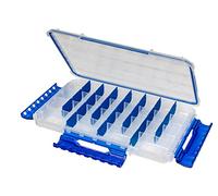 Flambeau Outdoors Contenedor delgado e impermeable totalmente dividido | 28 compartimentos, separadores anticorrosión extraíbles Zerust, personalización de almacenamiento de aparejos, 14 x 8.9 x 1.7