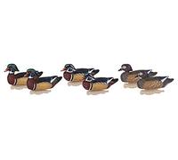 Flambeau Storm Front 2 Pato de Madera, Hombres, Wood Duck-Flotadores-Paquete de 6, Duck-Floaters-6-Pack
