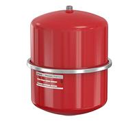 Flamco Flexcon Premium 25 Litros 2,5/6 Bar Jarrón de Expansión de Membrana Fija para Instalaciones de Circuito Cerrado y Calefacción de Aire Acondicionado y Refrigeración, Rojo, Garantía de 15 años