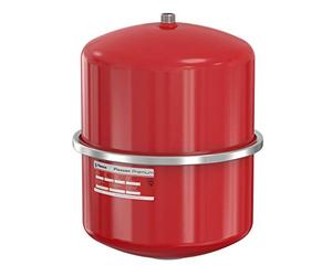 Flamco Flexcon Premium 25 Litros 2,5/6 Bar Jarrón de Expansión de Membrana Fija para Instalaciones de Circuito Cerrado y Calefacción de Aire Acondicionado y Refrigeración, Rojo, Garantía de 15 años