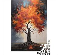 Flame árbol Puzzle De 1000 Piezas Interesante Rompecabezas Adultos De 1000 Piezas Obra De Arte Entretenimento 1000pcs (75x50cm)