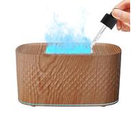Flame Aromatherapy Diffuser - 7 Colour LED, Fire Scent Humidifier, Spray Mode, Colour Changing Relaxing Aroma Device | Living Room Bedroom Desktop Decoration Stress Relief Calm Ambience
