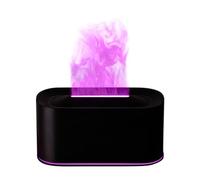 Flame Diffuser - 220ml Scent Equipment With 7-Color Lights | 15.4x8.1x7.1cm Fireplace Aromatherapy Diffuser | For Homeowners Apartment Living Room Bedroom Study Nightstand Office Classroom Hotel Trave