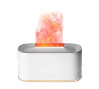 Flame Diffuser - 220ml Scent Equipment With 7-Color Lights | 15.4x8.1x7.1cm Fireplace Aromatherapy Diffuser | For Homeowners Apartment Living Room Bedroom Study Nightstand Office Classroom Hotel Trave