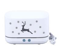 Flame Diffuser, 300ml USB Ultrasound Humidifier Essential Oil Diffuser with Touchable Flame Effect For Bedroom Living Room Office Abs Material