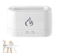Flame Diffuser, Colorful Aromatherapy Diffuser, Fireplace Fire Flame Scented Machine, Silent Mist Humidifier for Home, Bedroom, Relaxation and Decoration, Long Lasting