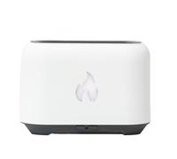 Flame Diffuser Humidifier, Effect Cool Mist Humidifiers, Powered Ultra Quiet Aroma Color Light for Room, Bedroom, Car, Yoga Studio, Desktop, Sleep Space, 5.91x4.09x2.6 Inches