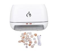 Flame Diffuser with Realistic Fire Effect | 7 Color Illumination & Silent Function | 200ML Aromatherapy Humidifier for Bedroom/Office/Home