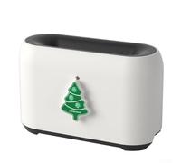 Flame Effect Aromatherapy Diffuser USB Powered Silent | Silent para mist, adds essential oils, warm holiday ambiance, safe for kids rooms