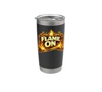 Flame On Funny Candle Maker Chandler Gift Vaso térmico de acero inoxidable de doble pared