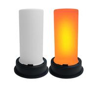 Flame Solar Lights Outdoor | 2 Pieces Waterproof Realistic LED Flame Lamp | House Solar Light | for Patio Lawn Driveway Backyard Porch Landscaping Sidewalk Pool Courtyard