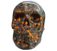 Flame Stone Hand-Carved Quartz Crystal Home Decor(Size:900-1000g)