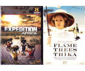 Flame Trees Of Thika Memoir Of An African Childhood , Expedition Africa an Explorers Adventure : A&E 5 Disc African Adventure Collection