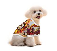 Flame War Horse - Camiseta para perro, ropa para cachorros, chaleco para mascotas y camiseta elástica sin mangas, para perros y gatos, linda, transpirable, suave, grande