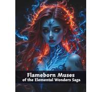 Flameborn Muses of the Elemental Wonders Saga: Realistic Grayscale Coloring Book for Adults and Teens featuring Flame-Forged Heroines and Fire ... Coloring Books for Adults and Teens)