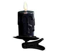 Flameless LED Candles, Clip Candlelight, 5.91x1.97x1.97 inches, Flickering Festival with Clips Like Glow, Battery Operated Realistic Flame for Living Room, Bedroom, Wedding, Holiday Party, Garden