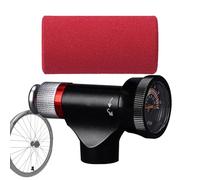 Flamenador de neumáticos de bicicleta portátil, inflador de neumáticos con manómetro de presión - Inflante de bomba de neumáticos portátil - Equipo de seguridad, manga aislada, gadgets inflables