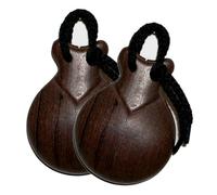 FLAMENCASHOP CASTAÑUELAS PALO SANTO INDIA COLOR MARRON DEL NUMERO 7 EN CAJA CON TAPA 53311