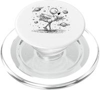 Flamenco cósmico caprichoso explorando Planetas del Espacio Exterior PopSockets PopGrip para MagSafe