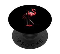 Flamenco Mujer Animal Lover Motivo Obra de Arte Geométrica Hombres PopSockets PopGrip Adhesivo