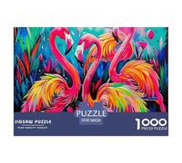 Flamenco Puzzle 1000 Piezas para Entretenimiento Creativo Clásicos Regalos Decoración del Rompecabezas Desafiante Noches De Juegos para Adultos Y Niños 38x26cm/1000pcs