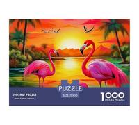 Flamenco Puzzle 1000 Piezas para Entretenimiento Creativo Clásicos Regalos Obra De Arte Rompecabezas Desafiante Noches De Juegos para Adultos Y Niños 70x50cm/1000pcs
