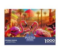 Flamenco Puzzle 1000 Piezas Pasatiempo Creativo Clásicos Regalos Decoración del Rompecabezas Desafiante Noches De Juegos Adultos Y Niños A Partir De 12 Años 38x26cm/1000pcs