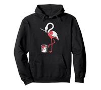 Flamenco rosa novedoso para hombres, mujeres y niños, flamenco divertido Sudadera con Capucha