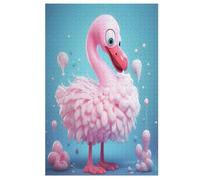 Flamenco Rose - Puzzle de madera adulto 1000 P - Challenge Puzzles - Adultos y niños a partir de 12 años (78×53cm)