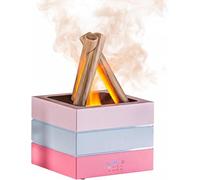 Flames Humidifier Essential Oil Diffuser,2-in-1 Campfire Flame Fire Air Purifier Humidifiers with 7 Colorful Gradient Flamse Remote, Timer, Auto Off Function USB 280ml Humidifierr (Multicolor)