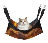 Flames Melt - Hamaca para mascotas con estampado de osos polares, hamaca para dormir para gatos, conejos, hurones, cachorros, animales pequeños
