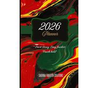 Flames of Focus - 2026 Planner: 120 pages - featuring 12 monthly calendars, 53 weekly spreads, and lined note pages for goals and reflection